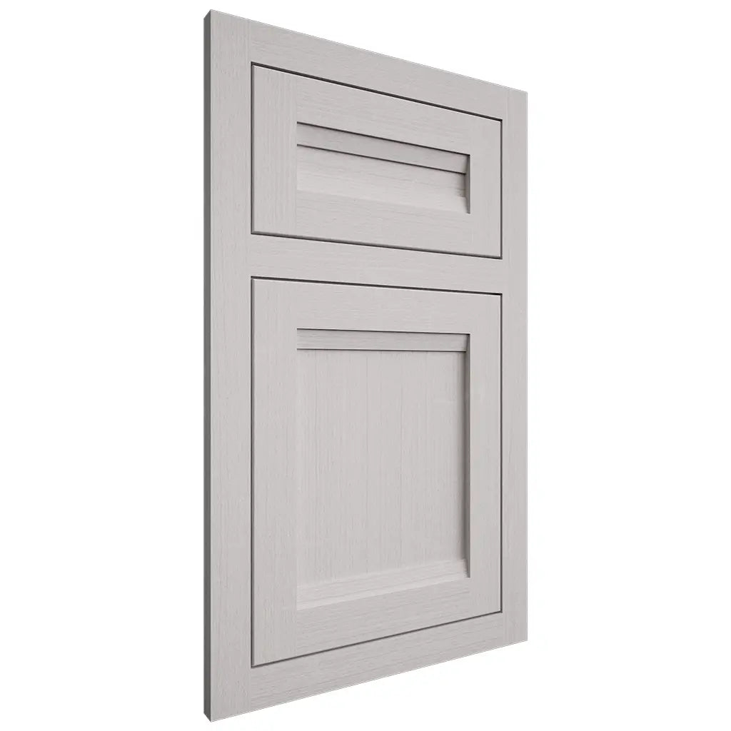 Shiloh Cabinetry Flush Inset Somerset White Oak Quarter Sawn Cotton Door