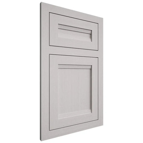 Shiloh Cabinetry Flush Inset Somerset White Oak Quarter Sawn Cotton Door