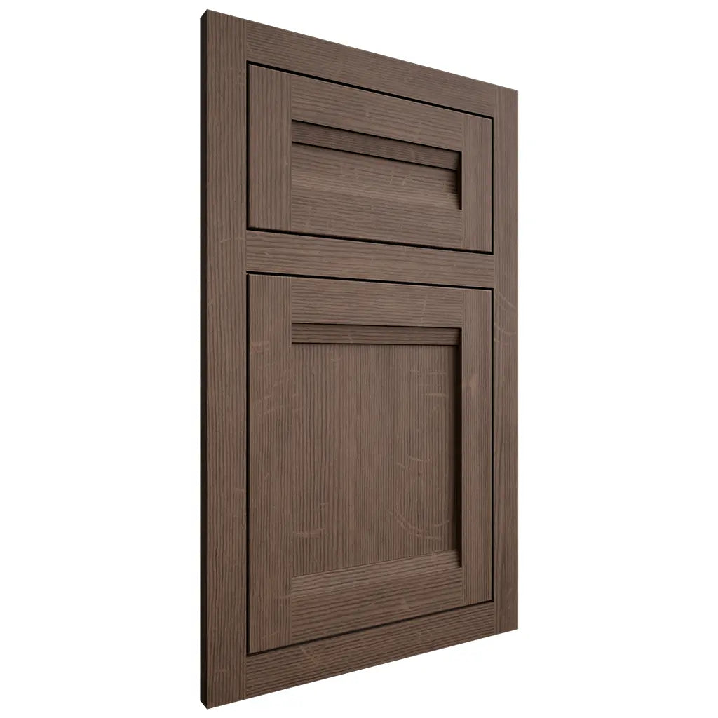 Shiloh Cabinetry Flush Inset Somerset White Oak Quarter Sawn Mineral Door