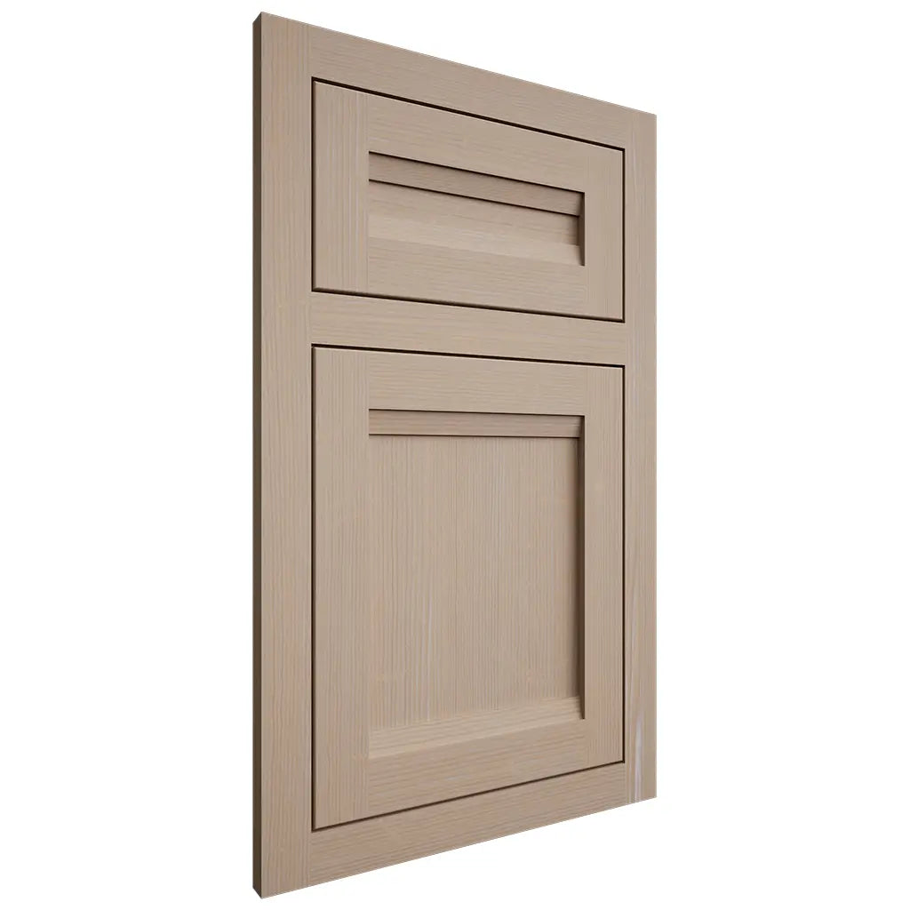 Shiloh Cabinetry Flush Inset Somerset White Oak Quarter Sawn Straw Door