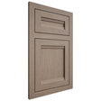 Shiloh Cabinetry Flush Inset Somerset White Oak Rift Cut Almond Door