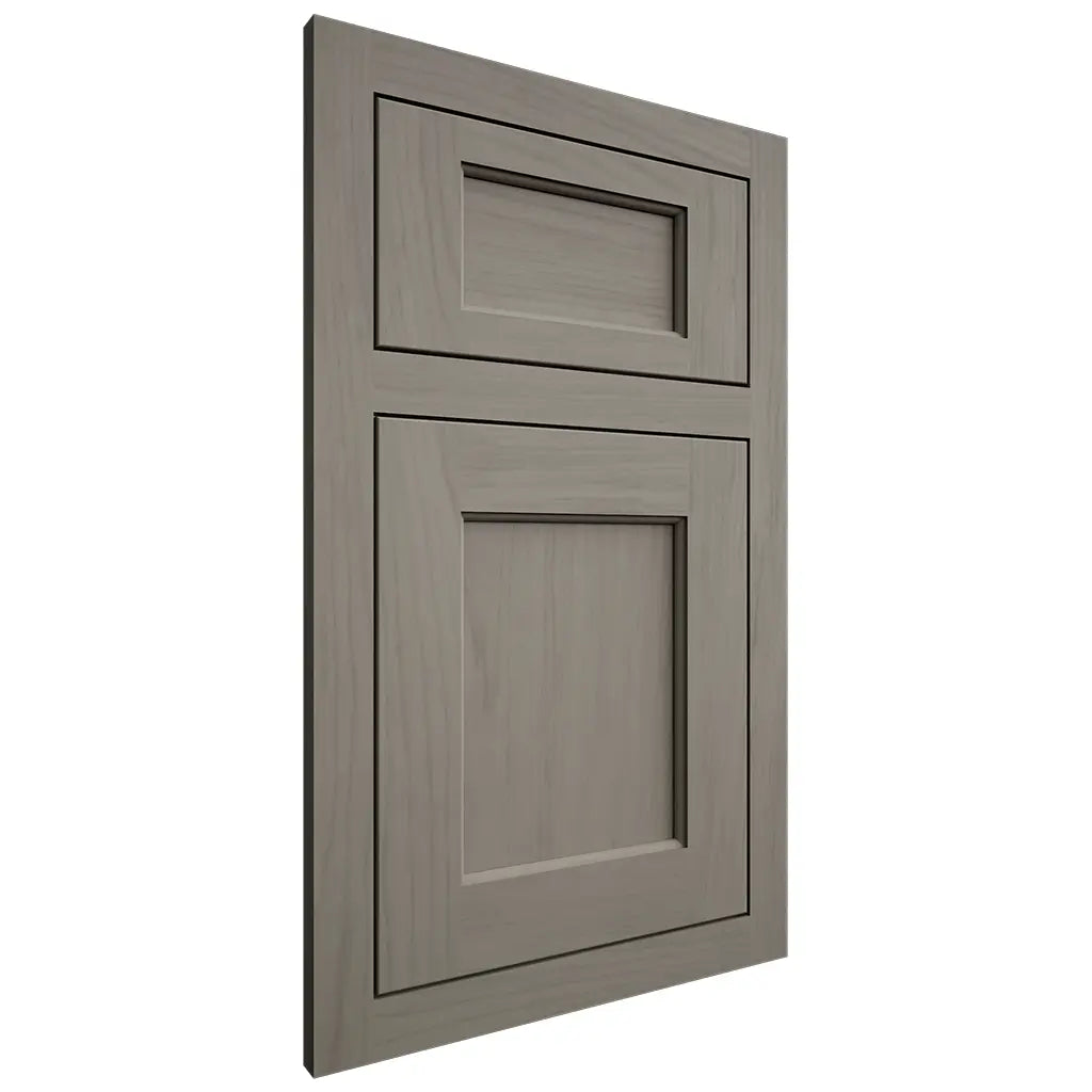 Shiloh Cabinetry Flush Inset Square Flat Alder Plain Cut Thyme Door