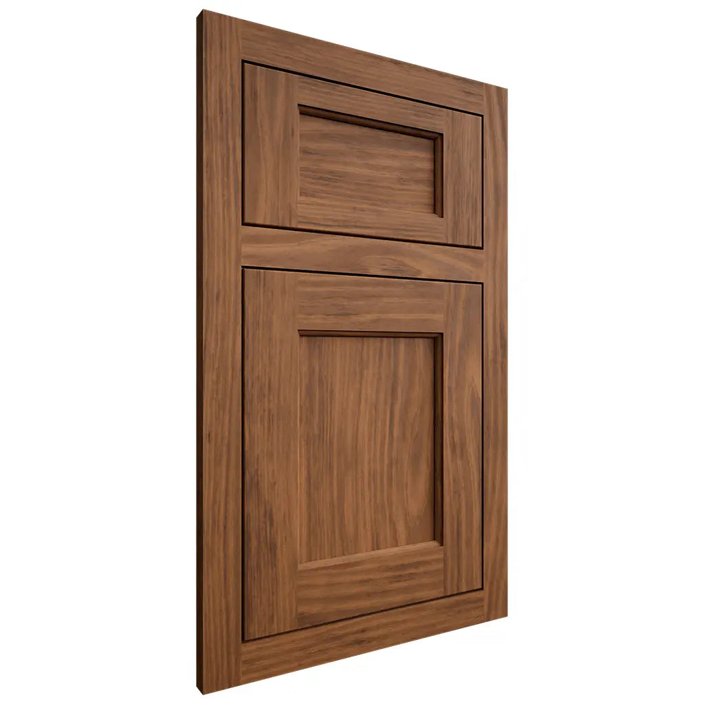 Shiloh Cabinetry Flush Inset Square Flat Cherry Plain Cut Carob Door