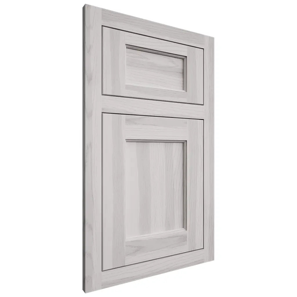 Shiloh Cabinetry Flush Inset Square Flat Hickory Plain Cut Cotton Door