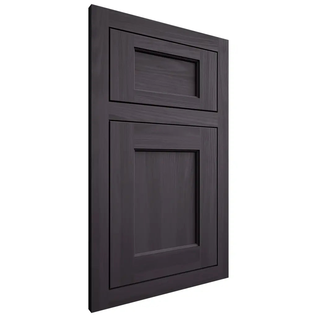 Shiloh Cabinetry Flush Inset Square Flat Hickory Plain Cut Harbor Door