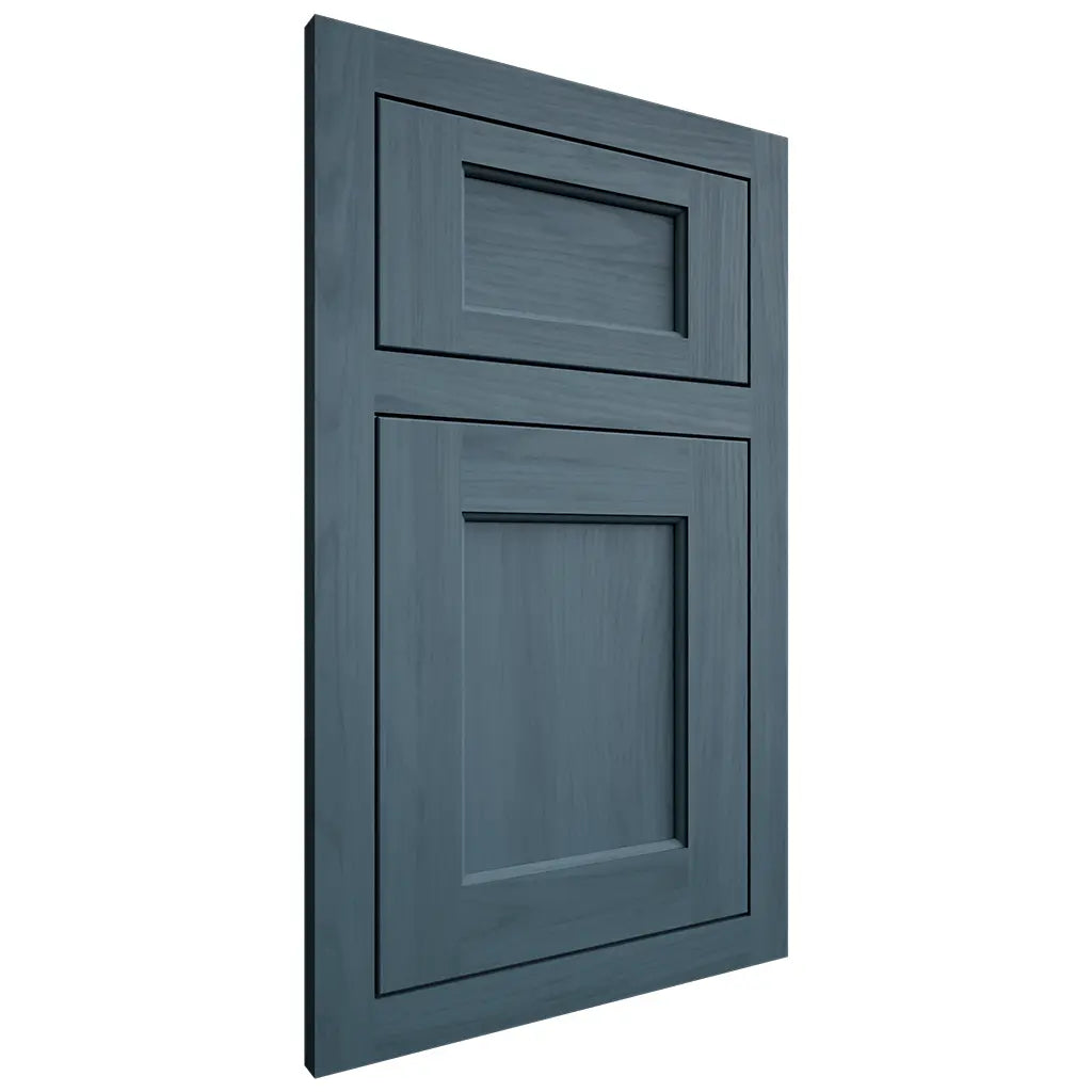 Shiloh Cabinetry Flush Inset Square Flat Hickory Plain Cut Hudson Door