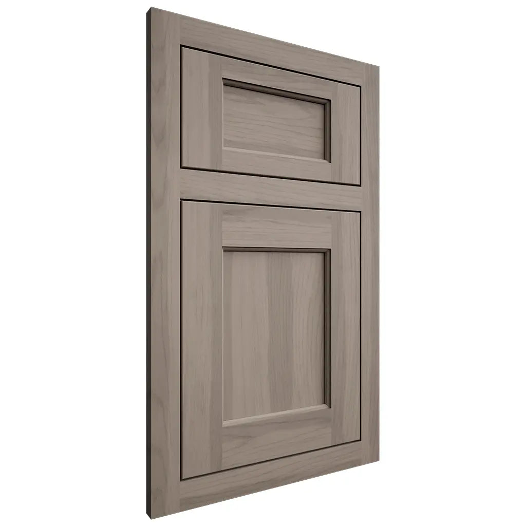 Shiloh Cabinetry Flush Inset Square Flat Hickory Plain Cut Sterling Door