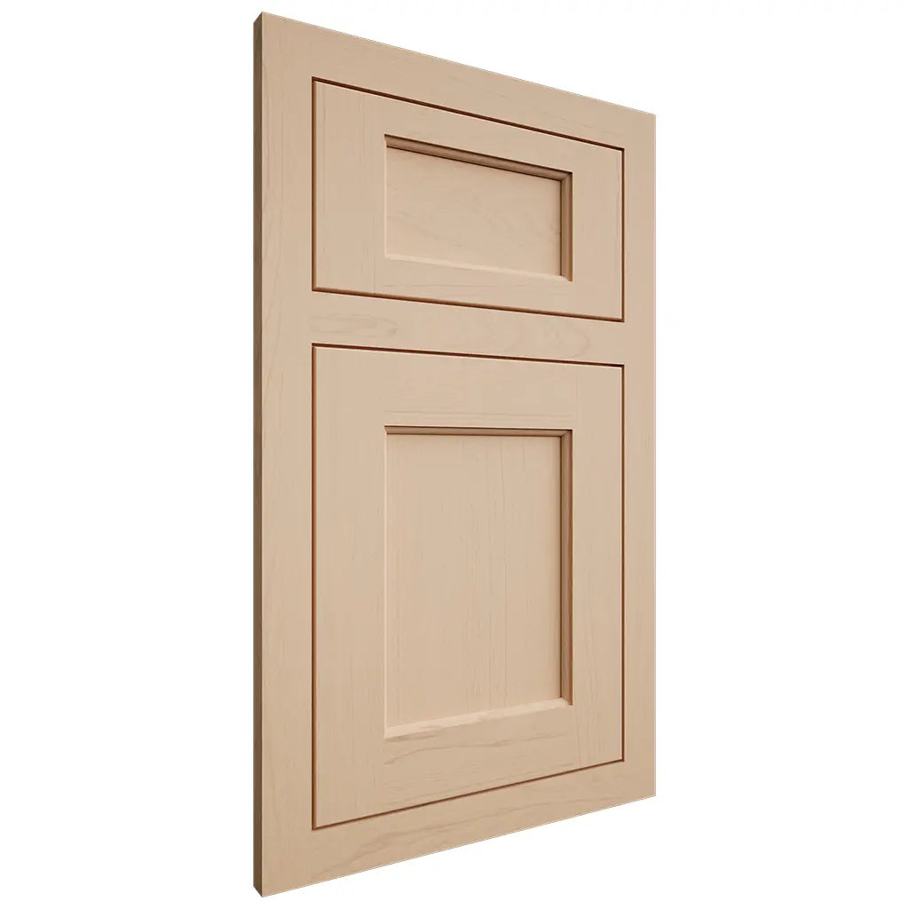 Shiloh Cabinetry Flush Inset Square Flat Maple Plain Cut Natural Door