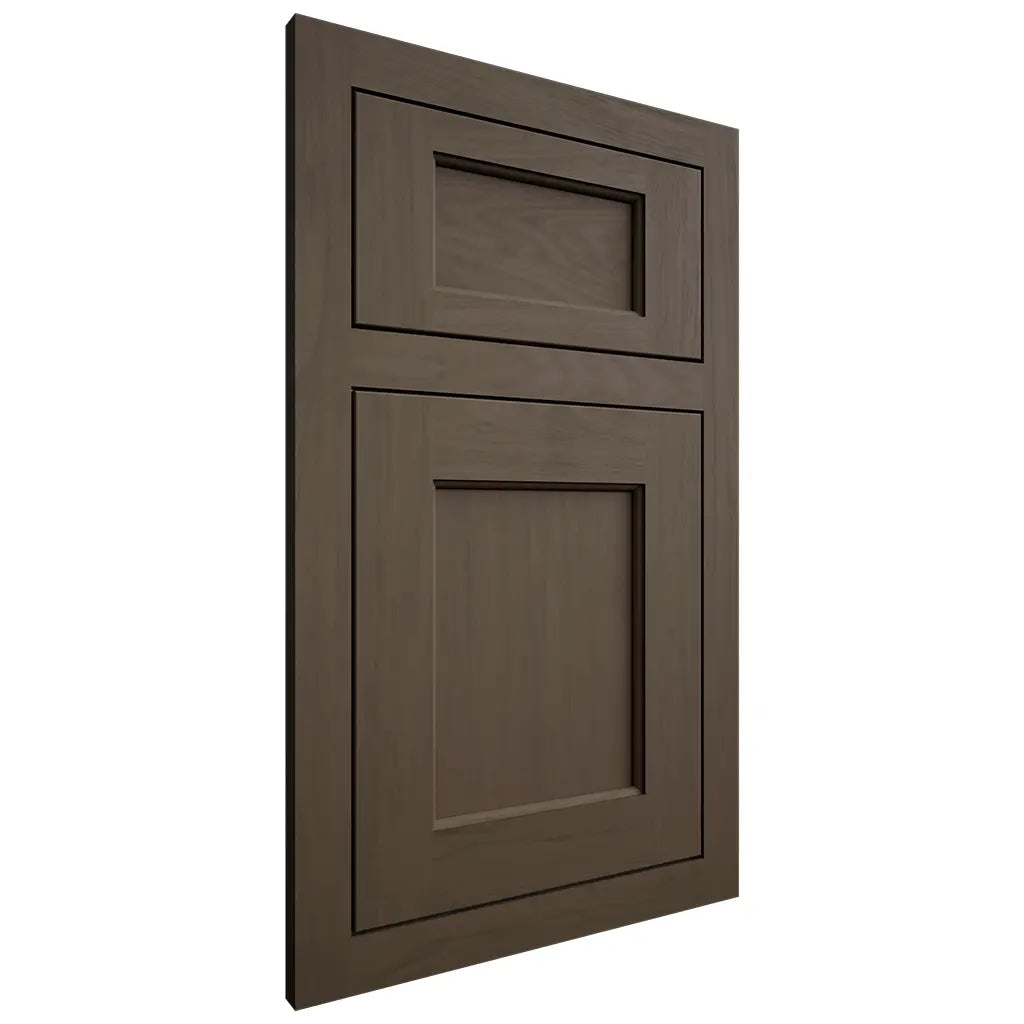 Shiloh Cabinetry Flush Inset Square Flat Maple Plain Cut Perfect Brown Door