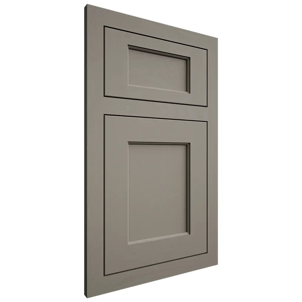Shiloh Cabinetry Flush Inset Square Flat Maple Plain Cut Thyme Door