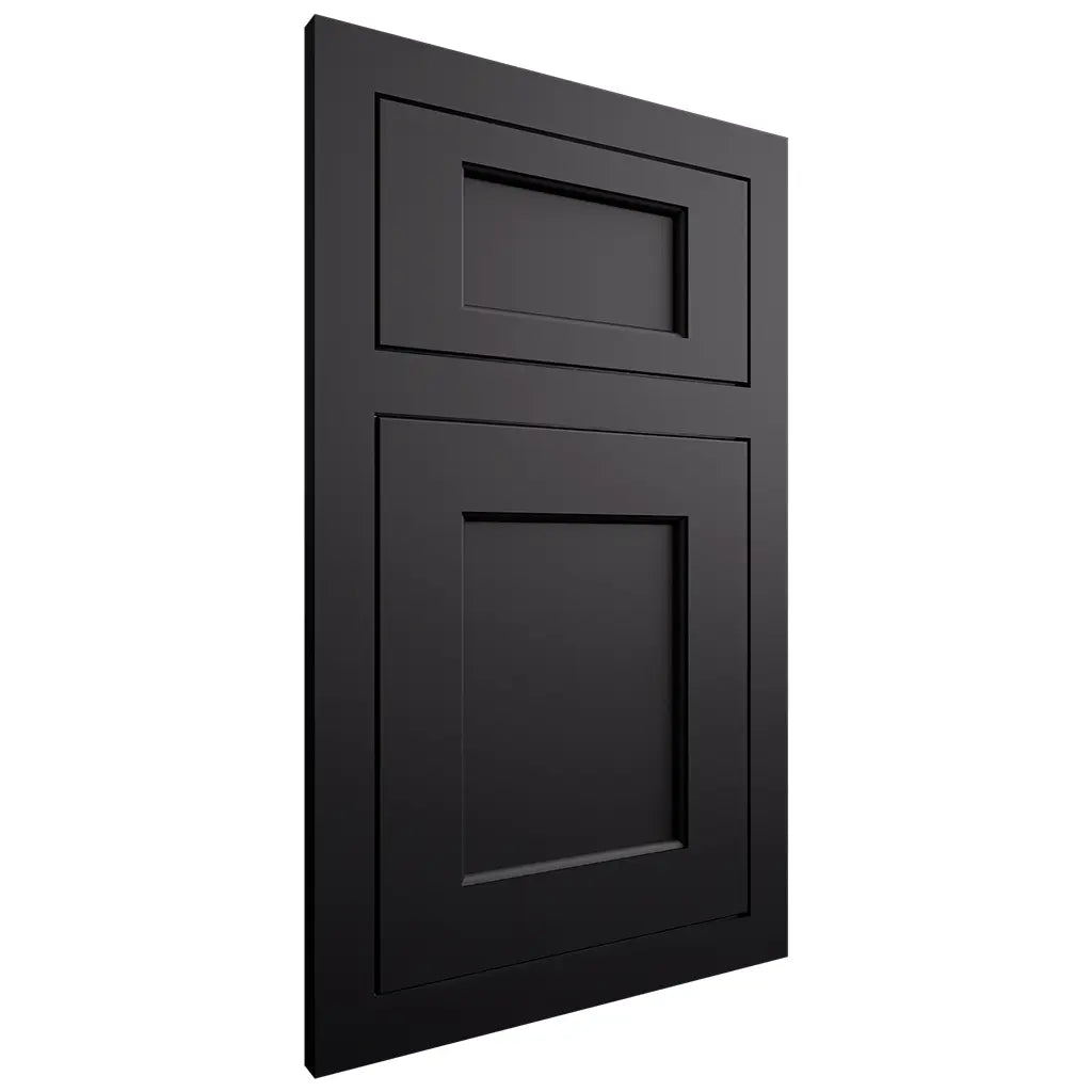 Shiloh Cabinetry Flush Inset Square Flat Paintable Black Door