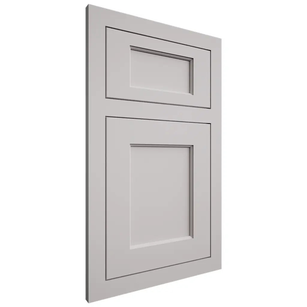 Shiloh Cabinetry Flush Inset Square Flat Paintable Light French Gray Door