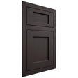 Shiloh Cabinetry Flush Inset Square Flat Poplar Plain Cut Carbon Door