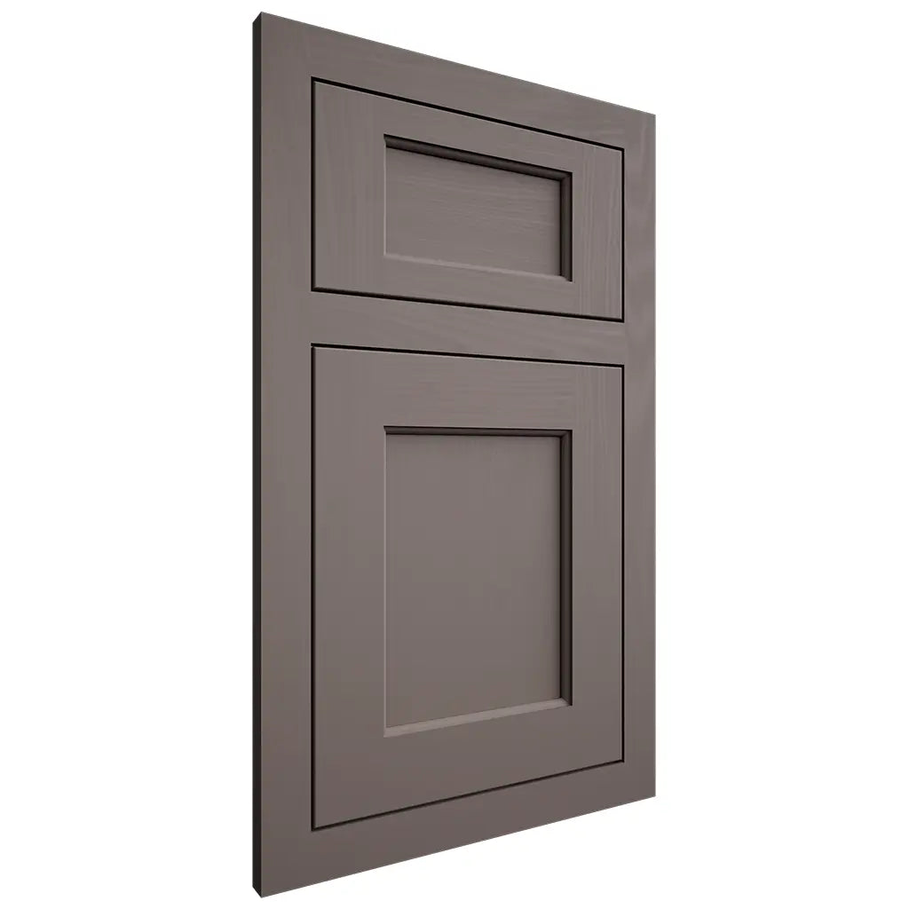 Shiloh Cabinetry Flush Inset Square Flat Poplar Plain Cut Heatherstone Door