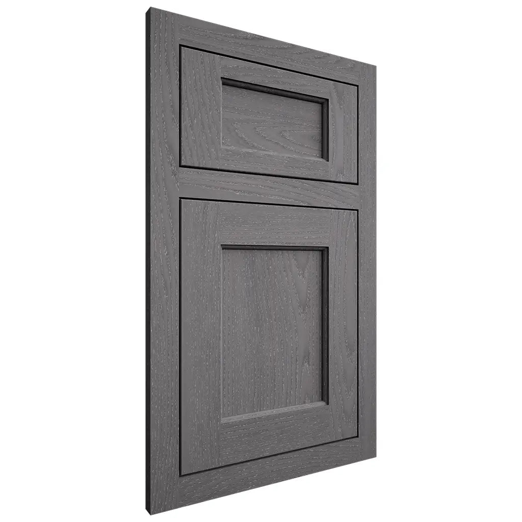Shiloh Cabinetry Flush Inset Square Flat Red Oak Plain Cut Cadet Door