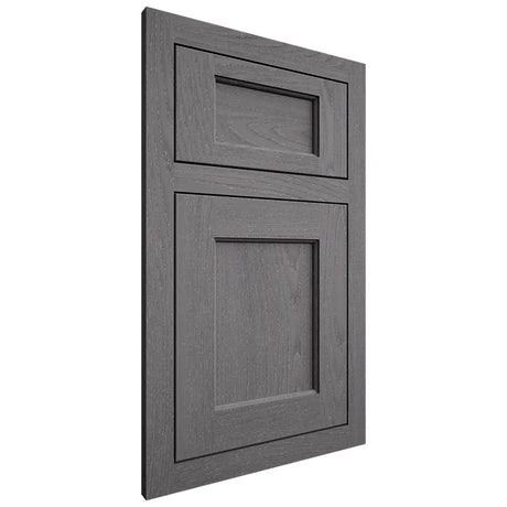Shiloh Cabinetry Flush Inset Square Flat Red Oak Plain Cut Cadet Door