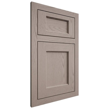 Shiloh Cabinetry Flush Inset Square Flat Red Oak Plain Cut Sterling Door