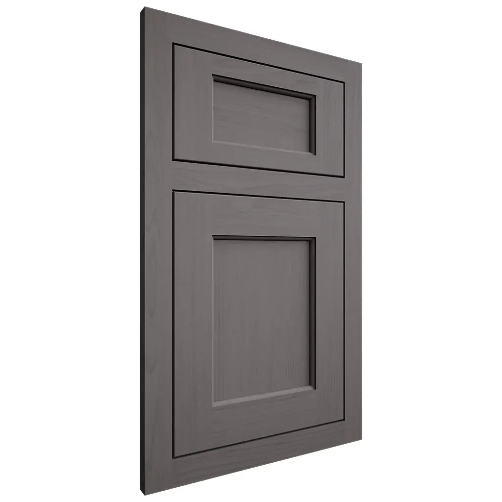 Shiloh Cabinetry Flush Inset Square Flat Walnut Plain Cut Cadet Door