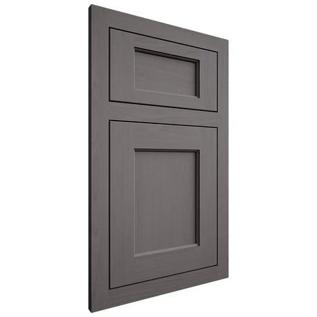 Shiloh Cabinetry Flush Inset Square Flat Walnut Plain Cut Cadet Door