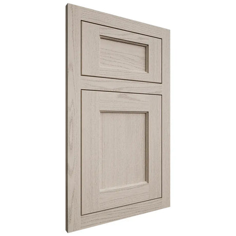Shiloh Cabinetry Flush Inset Square Flat Walnut Plain Cut Seagull Door
