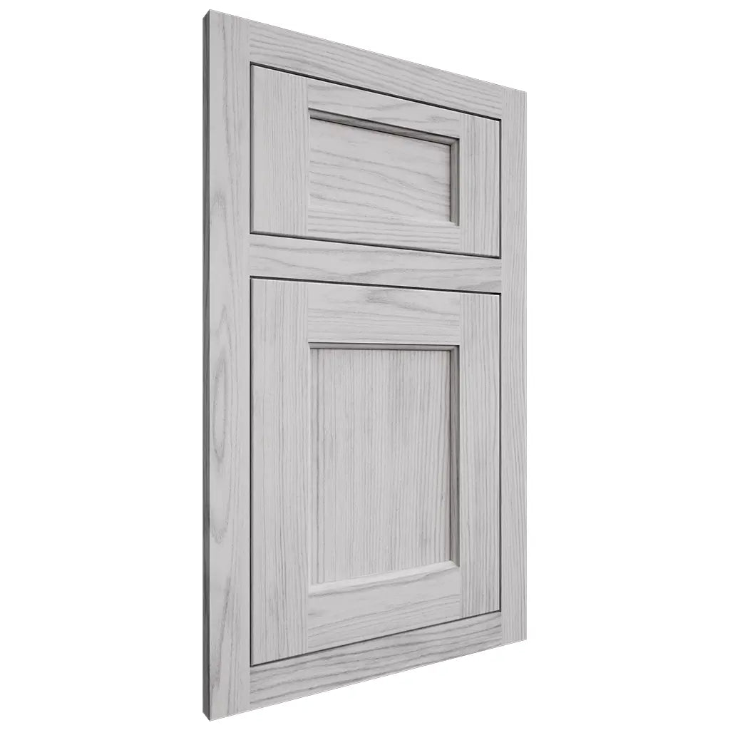 Shiloh Cabinetry Flush Inset Square Flat Walnut Plain Cut Stratus Door