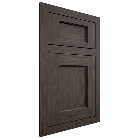 Shiloh Cabinetry Flush Inset Square Flat White Oak Plain Cut Creekside Door