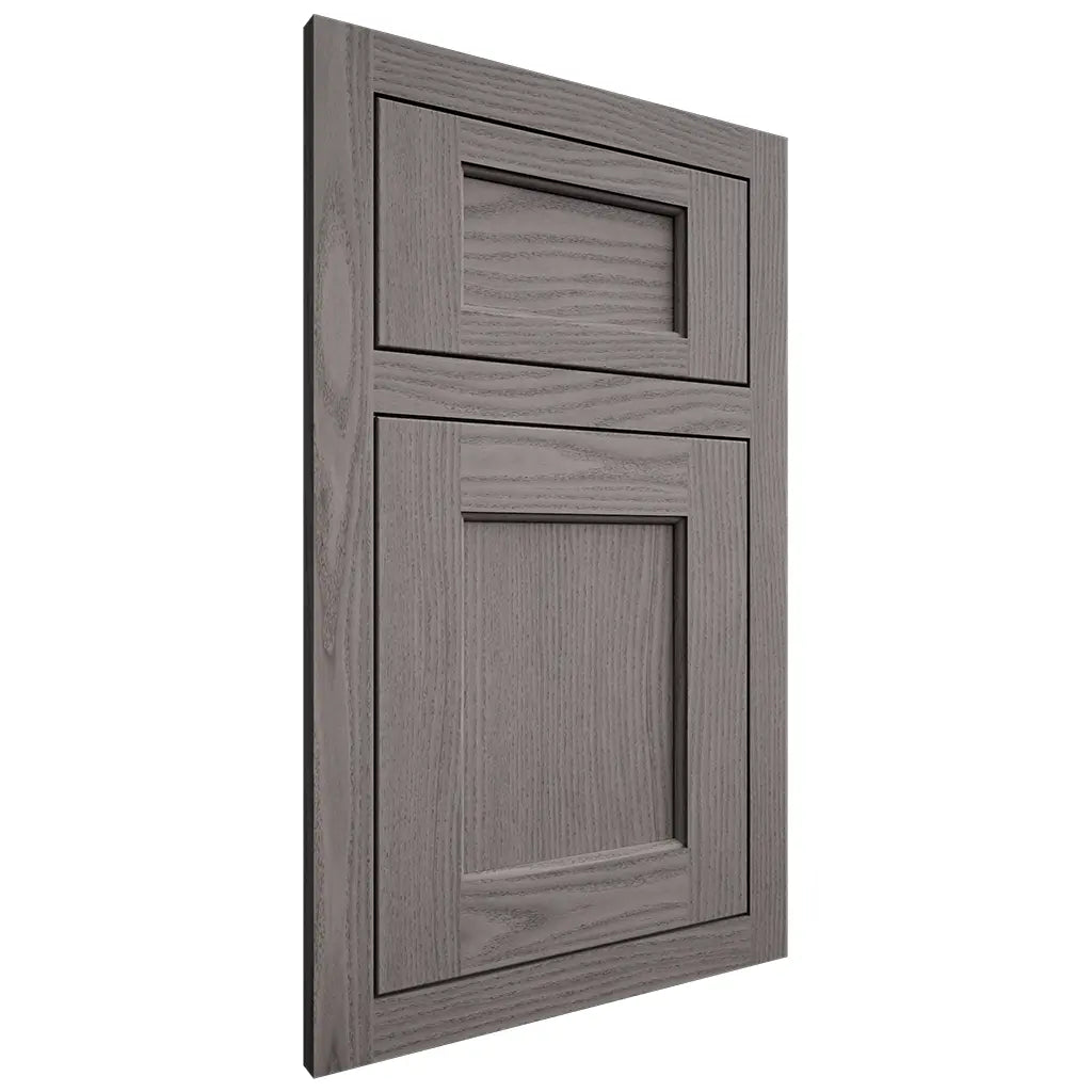 Shiloh Cabinetry Flush Inset Square Flat White Oak Plain Cut Flagstone Door