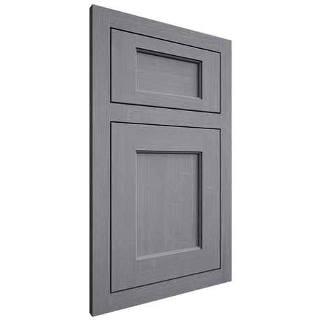 Shiloh Cabinetry Flush Inset Square Flat White Oak Quarter Sawn Cadet Door