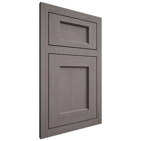 Shiloh Cabinetry Flush Inset Square Flat White Oak Quarter Sawn Flagstone Door