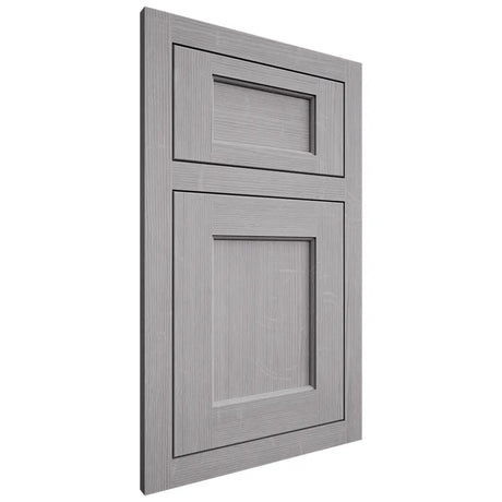 Shiloh Cabinetry Flush Inset Square Flat White Oak Quarter Sawn Stratus Door
