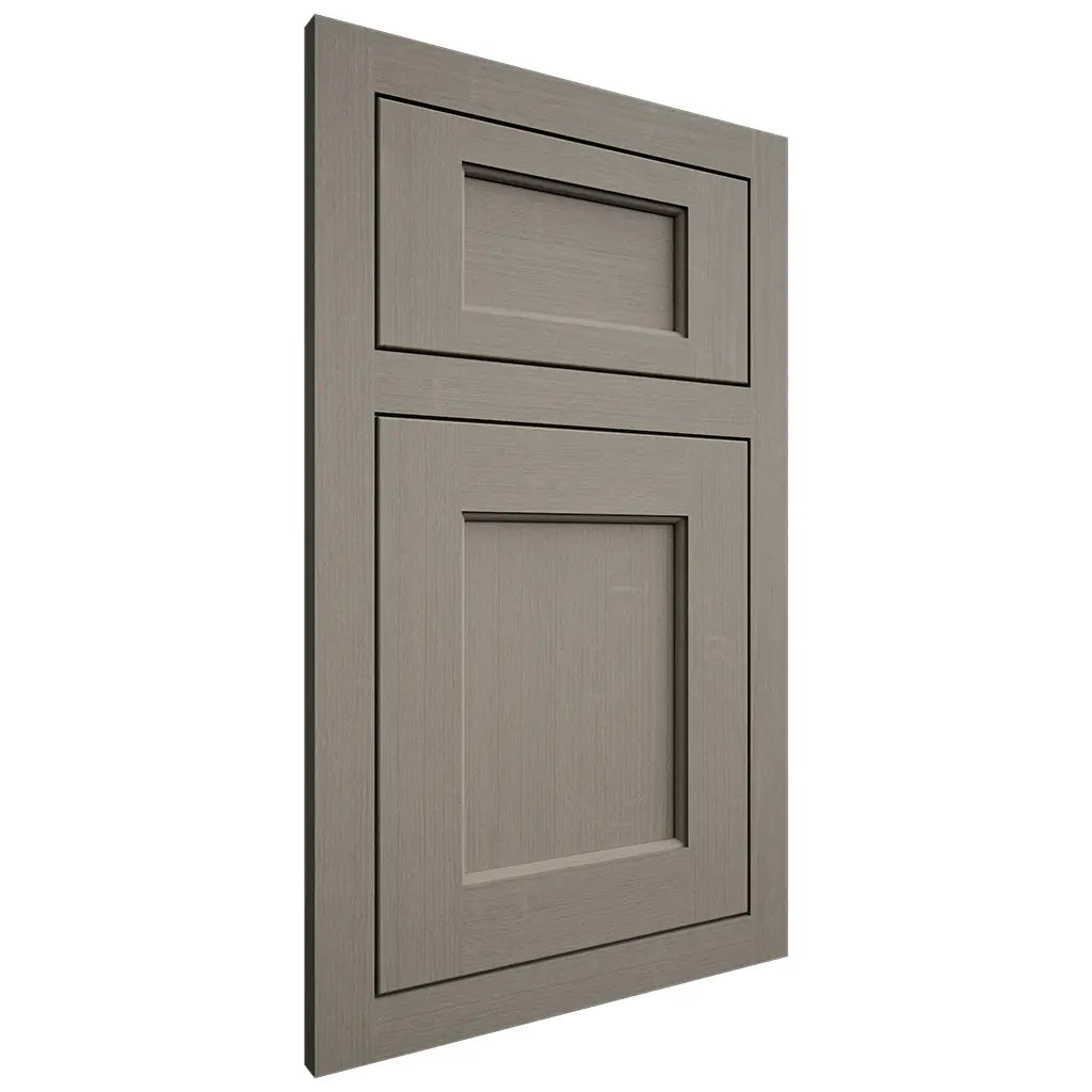 Shiloh Cabinetry Flush Inset Square Flat White Oak Quarter Sawn Thyme Door
