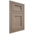 Shiloh Cabinetry Flush Inset Square Flat White Oak Rift Cut Almond Door
