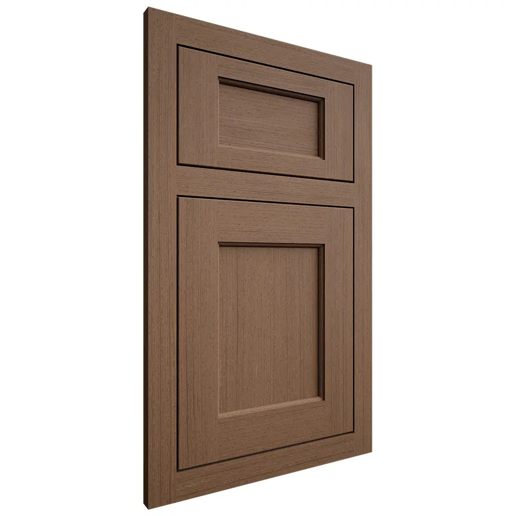 Shiloh Cabinetry Flush Inset Square Flat White Oak Rift Cut Autumn Door