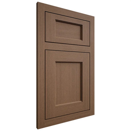 Shiloh Cabinetry Flush Inset Square Flat White Oak Rift Cut Autumn Door
