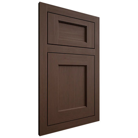 Shiloh Cabinetry Flush Inset Square Flat White Oak Rift Cut Braun Door