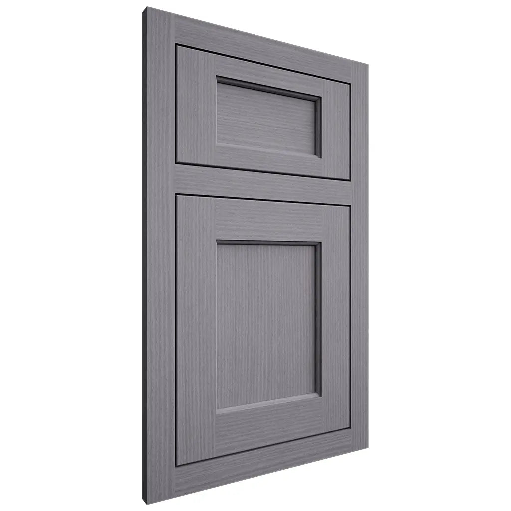 Shiloh Cabinetry Flush Inset Square Flat White Oak Rift Cut Cadet Door
