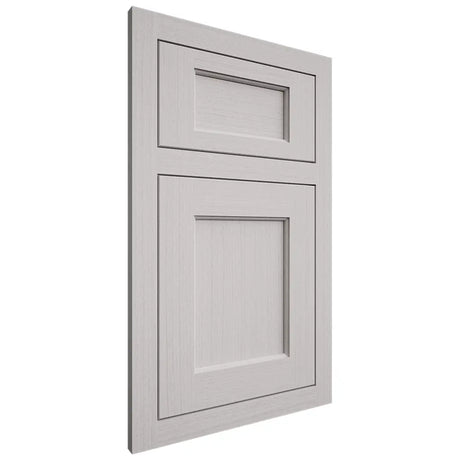 Shiloh Cabinetry Flush Inset Square Flat White Oak Rift Cut Cotton Door