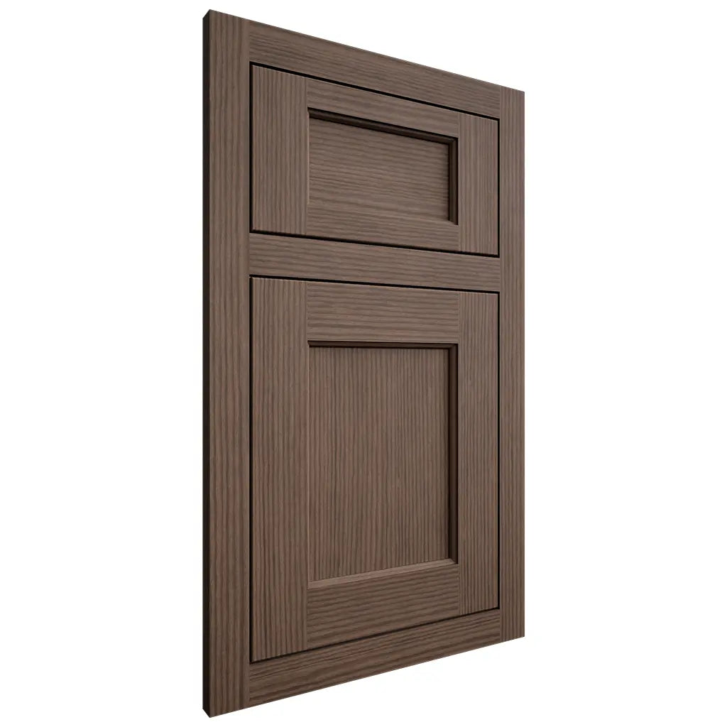 Shiloh Cabinetry Flush Inset Square Flat White Oak Rift Cut Mineral Door