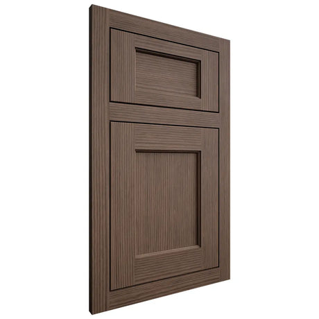 Shiloh Cabinetry Flush Inset Square Flat White Oak Rift Cut Mineral Door