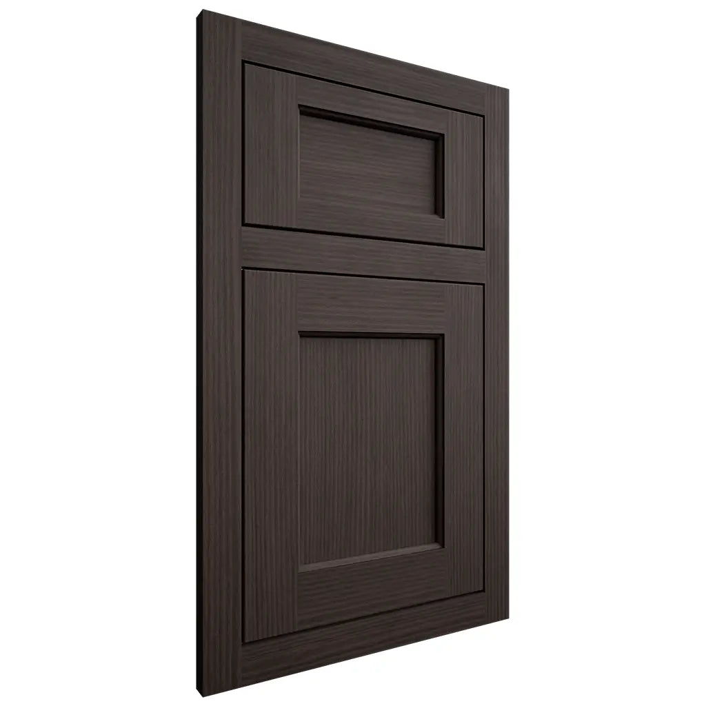 Shiloh Cabinetry Flush Inset Square Flat White Oak Rift Cut Morel Door