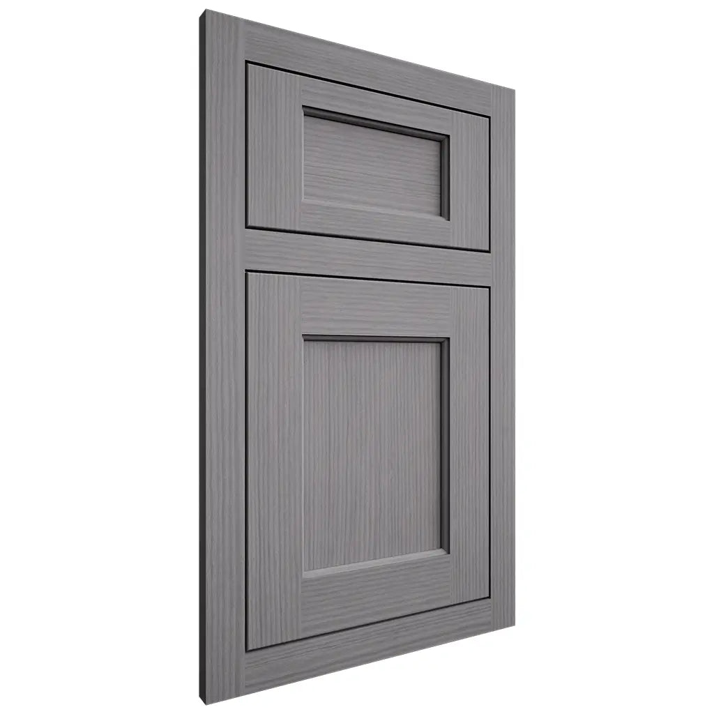Shiloh Cabinetry Flush Inset Square Flat White Oak Rift Cut Sterling Door