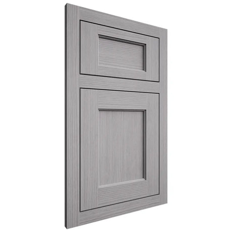 Shiloh Cabinetry Flush Inset Square Flat White Oak Rift Cut Stratus Door