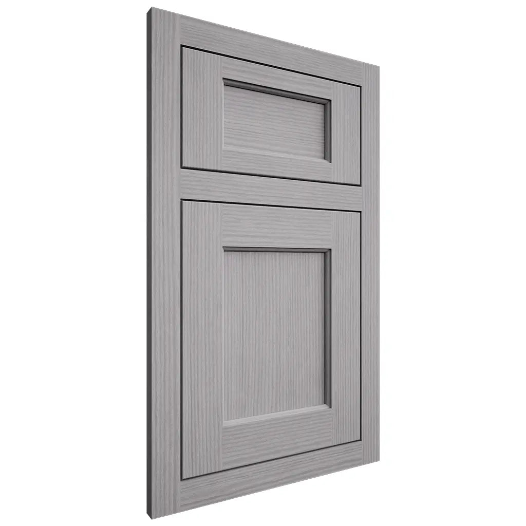 Shiloh Cabinetry Flush Inset Square Flat White Oak Rift Cut Stratus Door