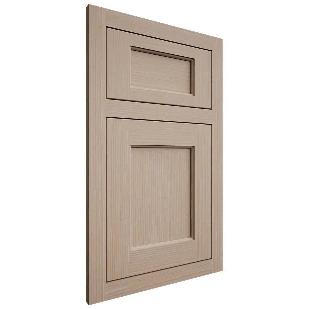 Shiloh Cabinetry Flush Inset Square Flat White Oak Rift Cut Straw Door