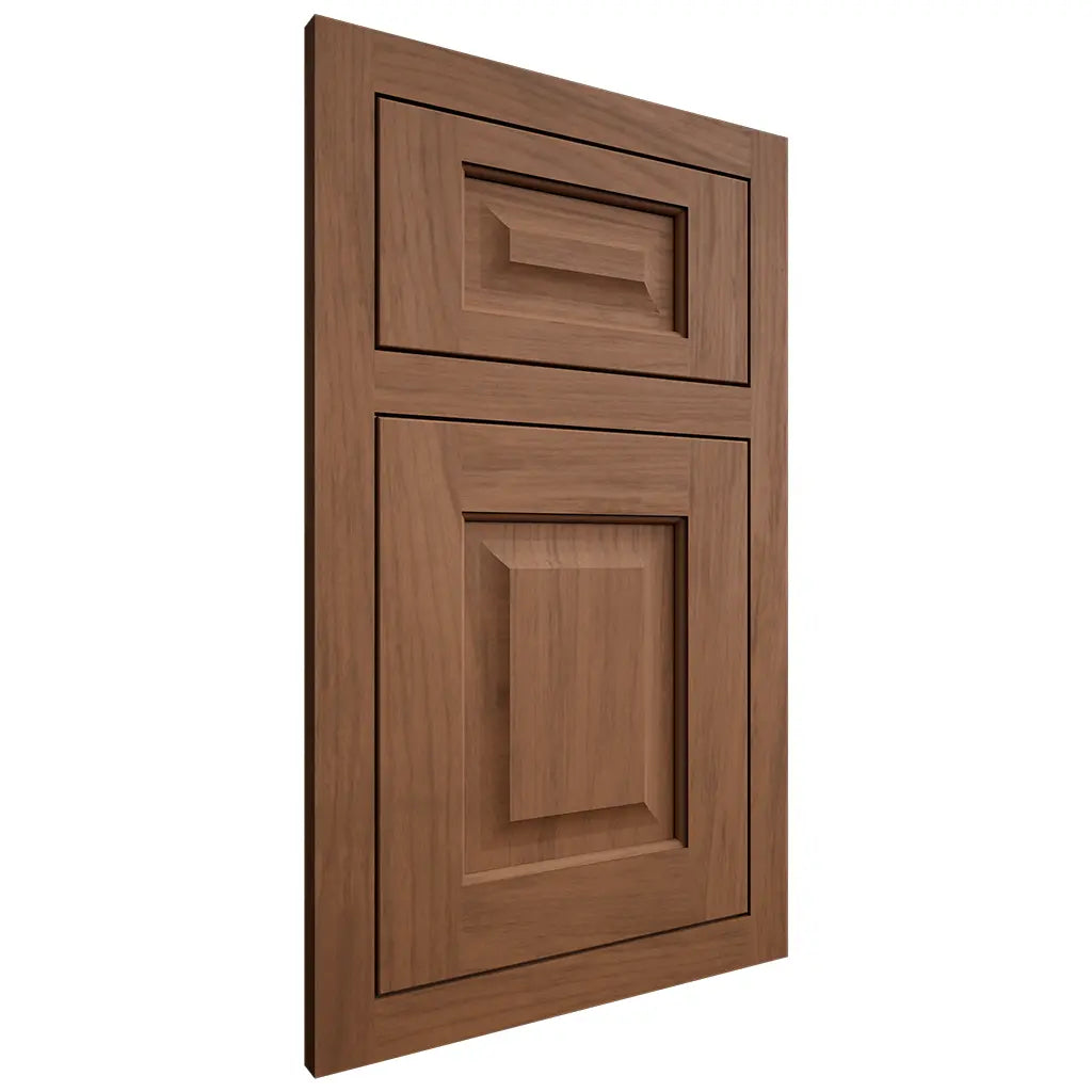Shiloh Cabinetry Flush Inset Square Raised Alder Plain Cut Cola Door
