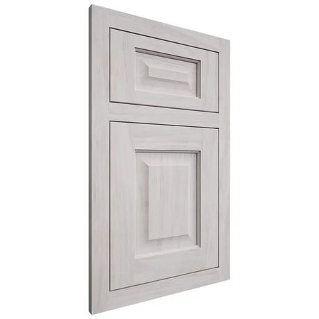 Shiloh Cabinetry Flush Inset Square Raised Alder Plain Cut Cotton Door