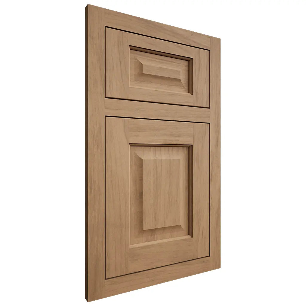 Shiloh Cabinetry Flush Inset Square Raised Alder Plain Cut Dusty Road Door