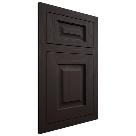 Shiloh Cabinetry Flush Inset Square Raised Alder Plain Cut Espresso Door