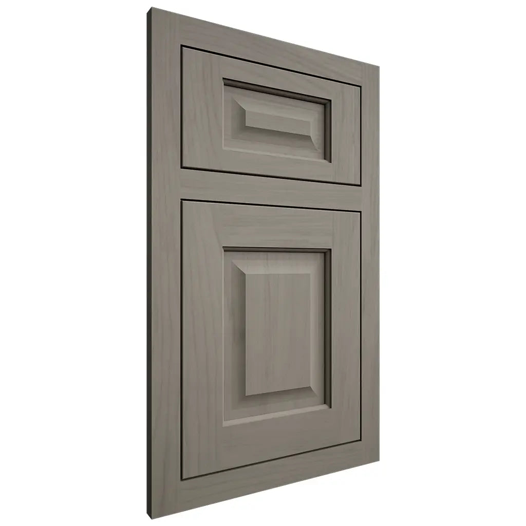 Shiloh Cabinetry Flush Inset Square Raised Alder Plain Cut Thyme Door