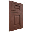 Shiloh Cabinetry Flush Inset Square Raised Cherry Plain Cut Bourbon Door